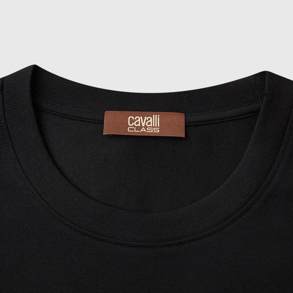 [Skin friendly and comfortable letter logo] Spring and summer daily versatile, comfortable and breathable men's short sleeved T-shirt