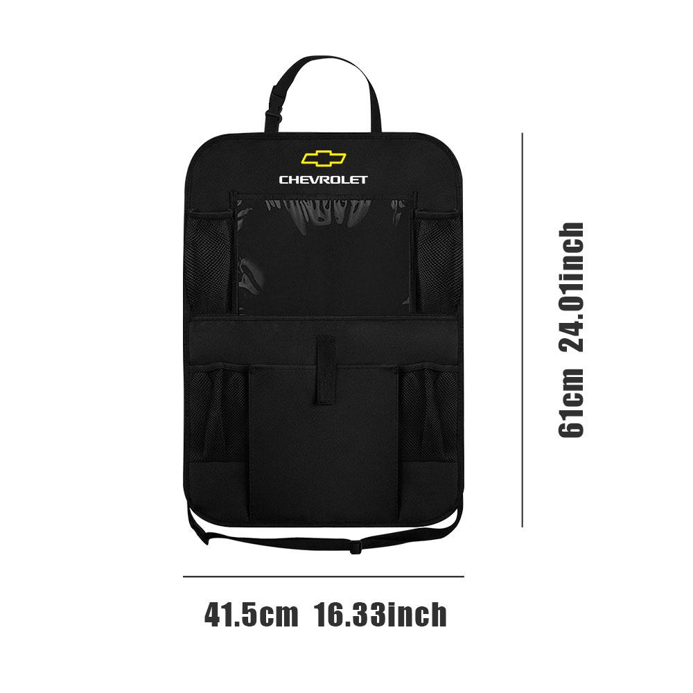 AABJT1 Car Seat Back Pocket Multi-functional Storage Bag For Chevrolet Cruze Lacetti Sonic Spark Sail Aveo Cobalt Malibu Captiva Camaro