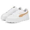 Puma Mayze Stack White Light Sand Women Sneakers 384363-03