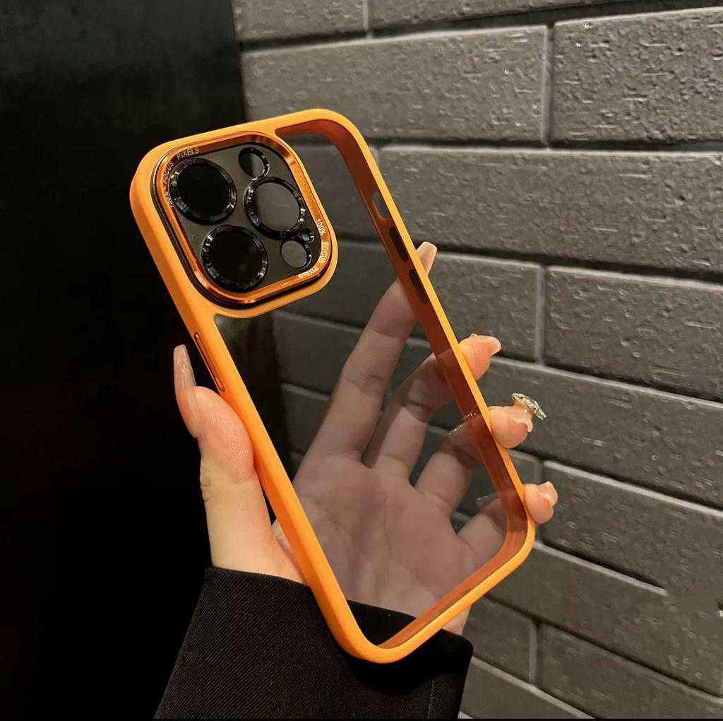 Премиальный металлический чехол для объектива для iPhone 17 Pro Max - Прозрачный, Защитный чехол с полным покрытием для Apple 16