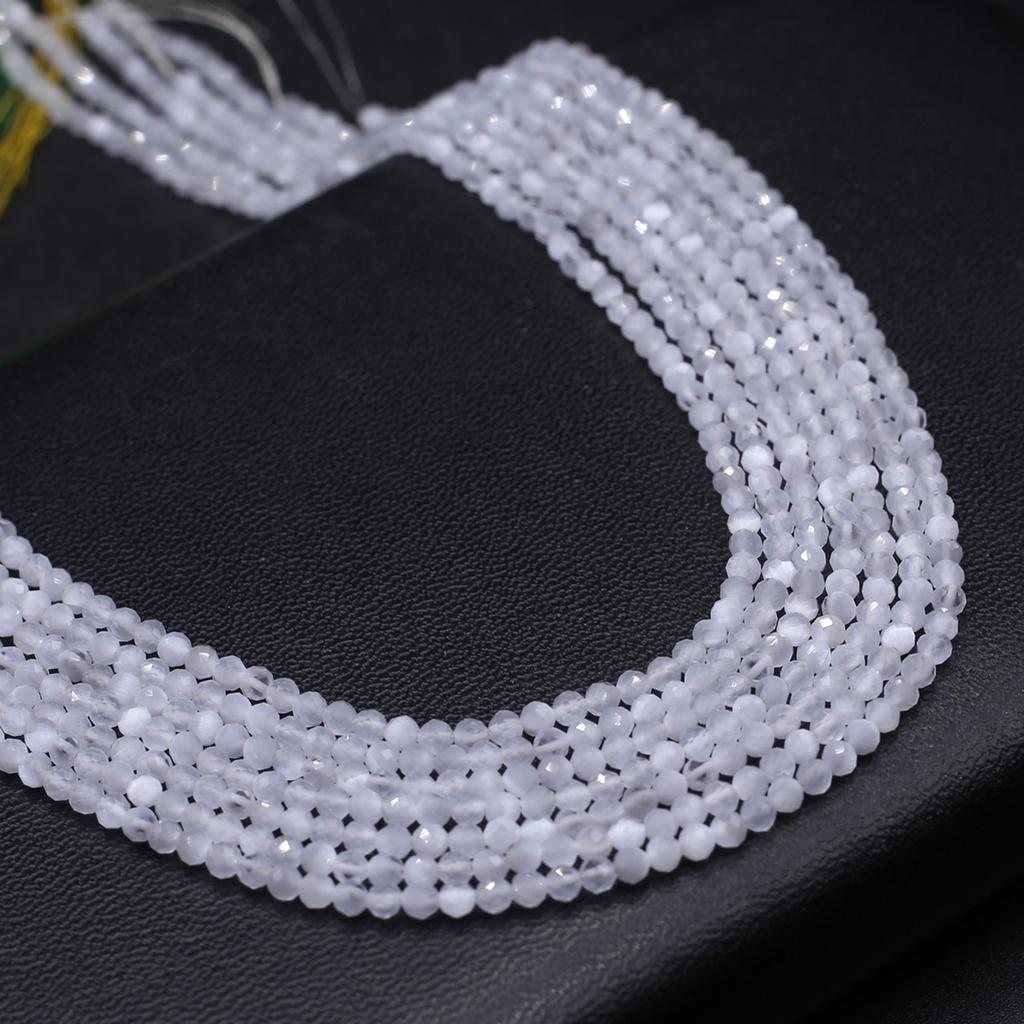 1 нить, граненые бусины из натурального камня, модные опаловые бусины-разделители для изготовления ювелирных изделий, DIY ожерелья, браслеты, подвесные декоративные аксессуары 38 см