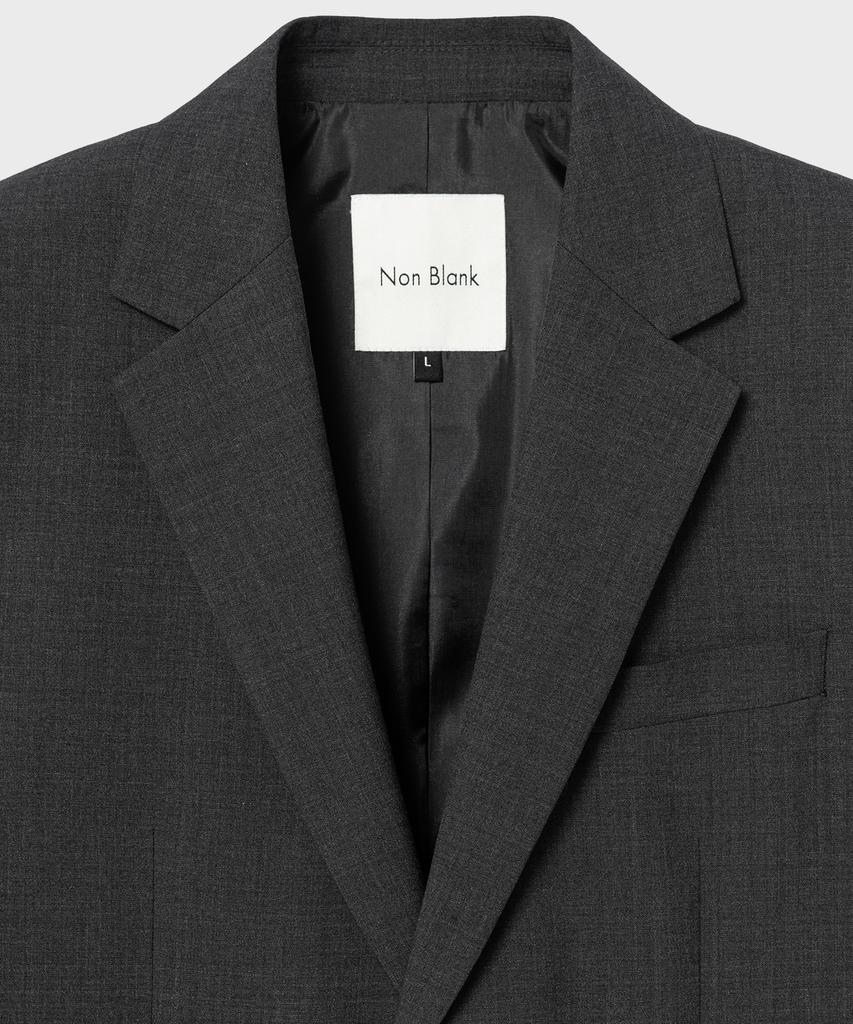 Nonblank W29 Washable Semi-Overfit Jacket_Charcoal