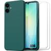 Case + Tempered Glasses - BOOLING - for Samsung Galaxy A06 - Soft Silicone Protection - Ultra Slim - Shockproof