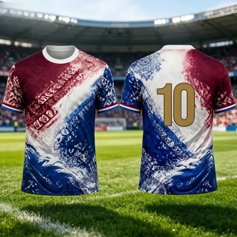 Men Sport Breathable Jersey Short Sleeve Polyester Simple Athletic T‑Shirt For Men Sports Daily Occasions