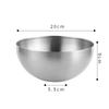 Large Capacity Stainless Steel Golden Silver Salad Bowls Korean Soup Rice Noodle Ramen Bowl Kitchen Tableware Food Container