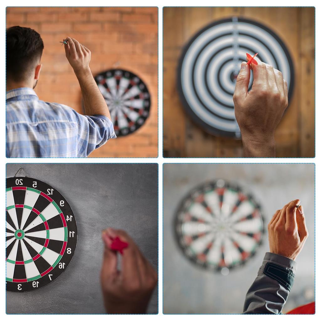 PATIKIL 45 мм стержень дротика средний 2BA резьба нейлоновый стержень дротика аксессуары для дротиков со стальными наконечниками 9 шт. белый синий