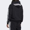 Adidas Originals Trefoil Logo Stripe Sports Hoodie Мужская толстовка с капюшоном черного цвета H31236