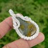 Daughters Day Sale Polychrome Jasper Stone 925 Sterling Silver Wire Wrap Pendant