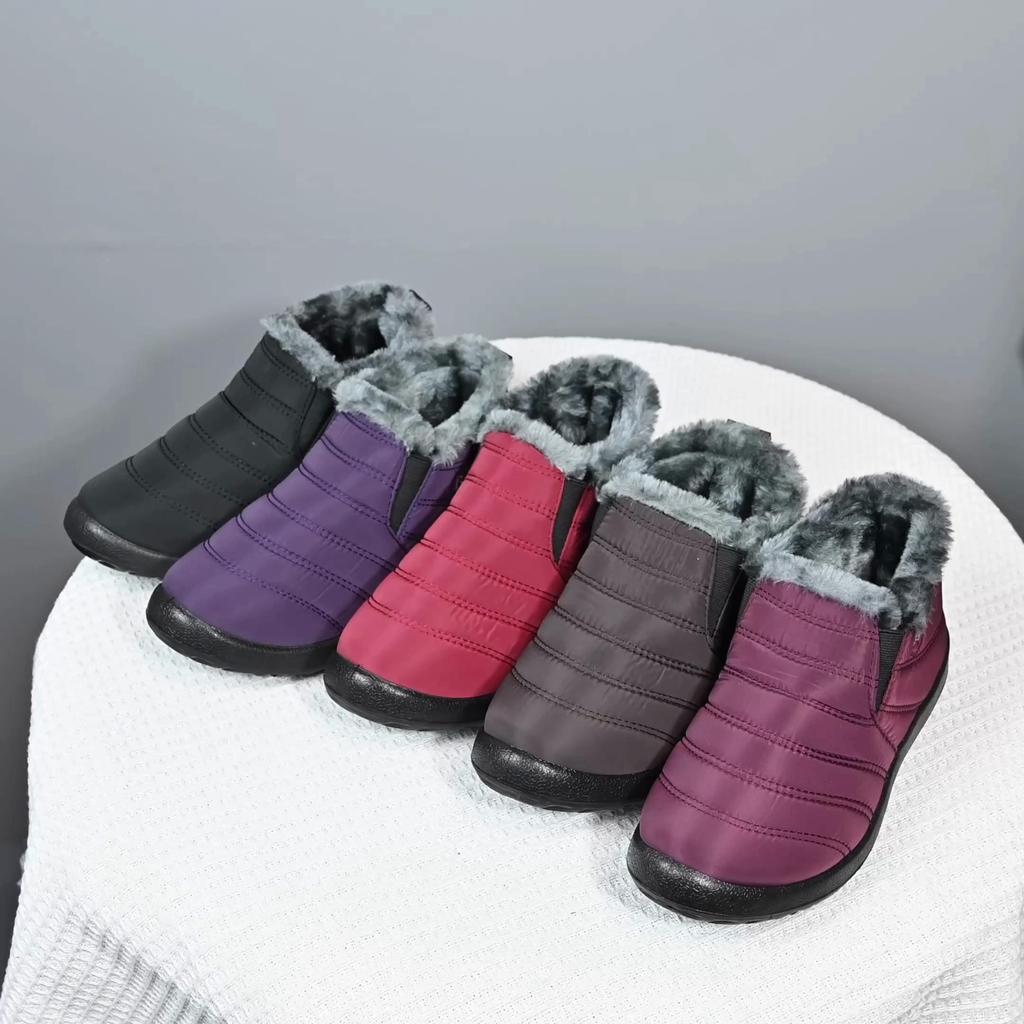New Winter Warm Women Snow Boots Plush Ankle Boots Women Booties