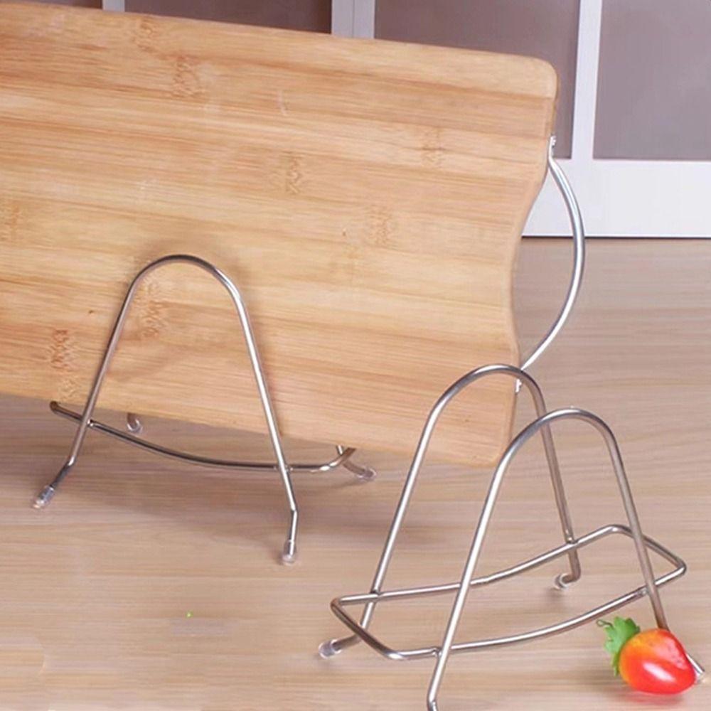 Space Saving Pan Cover Shelf Multifunctional Pot Lid Rack Useful Cutting Board Holder