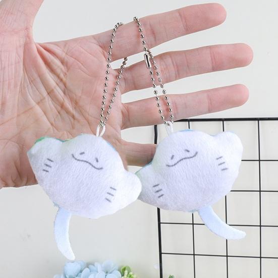 Lovely Fish Plush Pendant Cartoon Marine Animal Devil Rays Doll Plushies Ornament