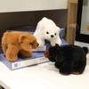 Kawaii Tricolor Bear Plush Toys, Movie Stuffed Animals, Cute Pillow, Polar Bear Dolls for Kids, Birthday Gifts, 20cm