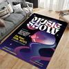 Music Show Cosmic Design Carpet suitable as a non-slip mat for the living room or bedroom sofa