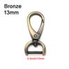 Keychain Webbing Buckle Leather Strap Buckles Trigger Clips Detachable Snap Hook Pet Leash Hooks