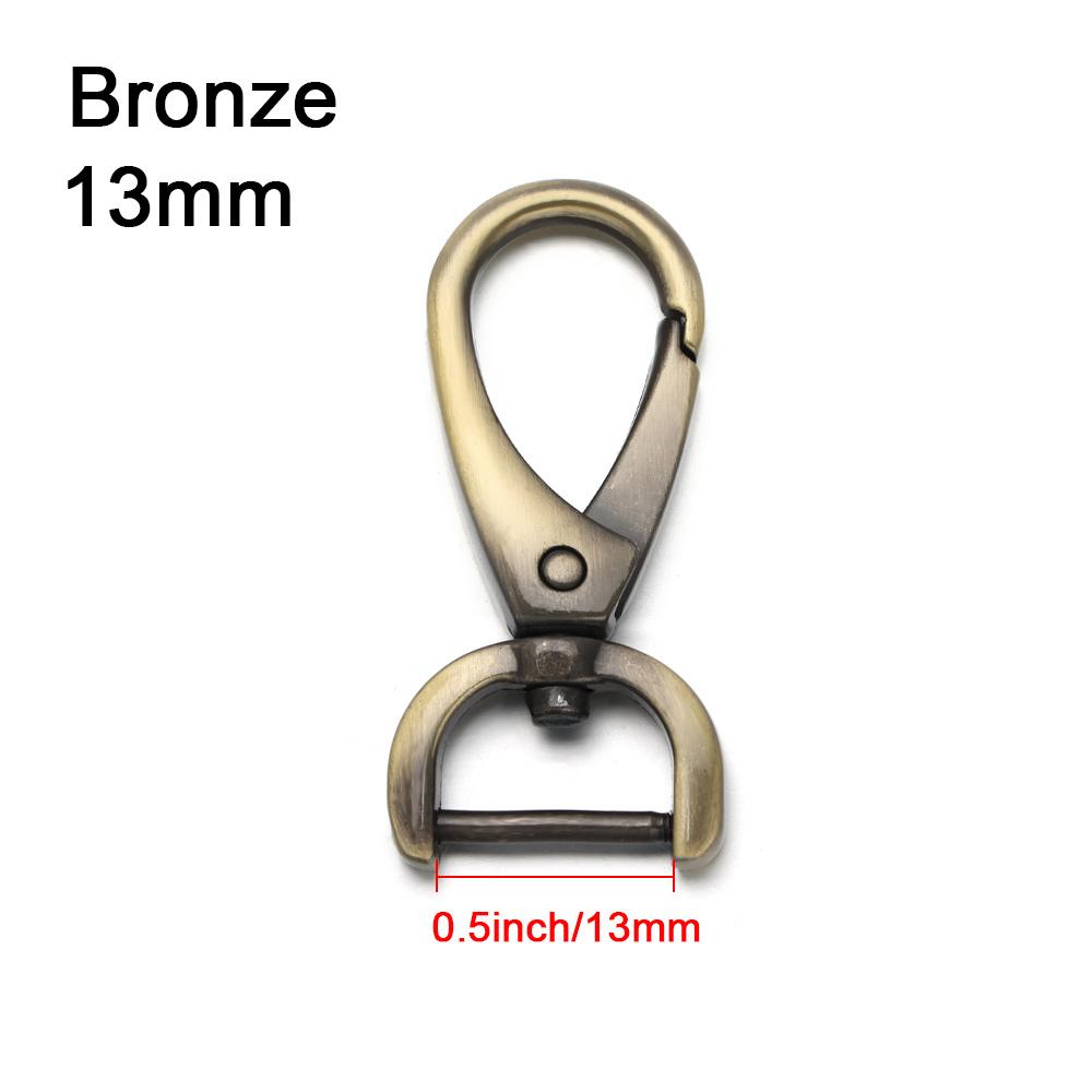 Keychain Webbing Buckle Leather Strap Buckles Trigger Clips Detachable Snap Hook Pet Leash Hooks