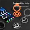 Universal Double-Sided Magnetic Phone Holder Ring - Foldable Desktop Stand for Streaming & Gym Use