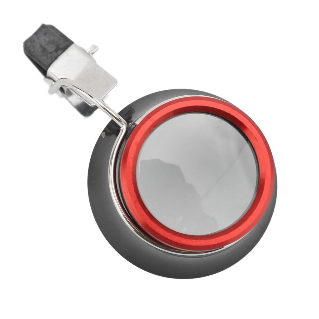 10X Jewelry Loupe Magnifier Repair Tool Portable Aluminum Alloy Jewelry Eye Loupe Pocket Magnifying Glass Red