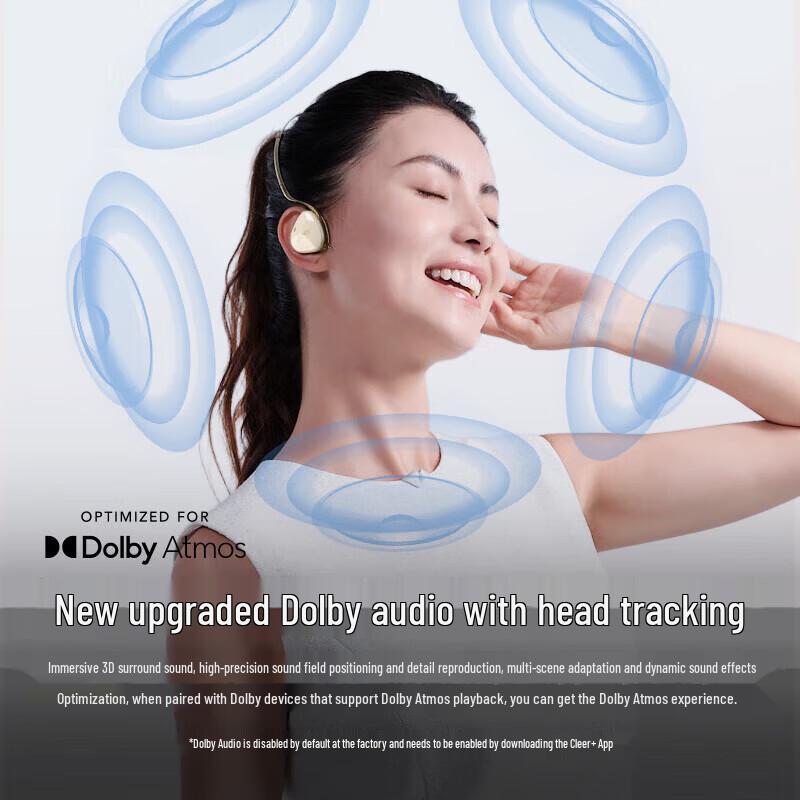 cleer Clip Starlight PRO Open-Ear AI Smart Headphones