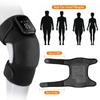 Electric Heated Knee Brace 3 Heating Levels 3 Modes Vibration Cordless Knee Massager Adjustable Extended Fastener Strap