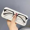 Men Women Vision Care Square Ultra Light Frame Eye Protection Myopia Glasses Business Eyeglasses
