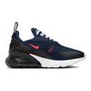 Nike Air Max 270 Cushioning, Wear Resistant Low top Kids' Running Shoes Blue Unisex 943345-410