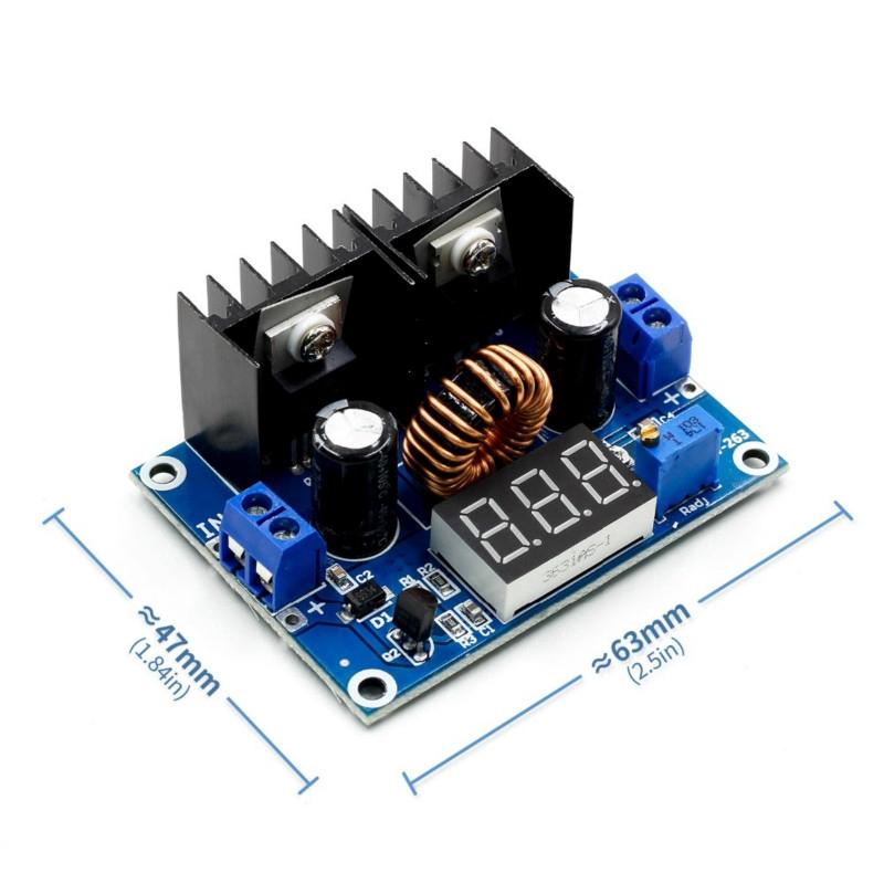 DC 4-38V 8A Voltage Regulator Module Digital PWM Adjustabl DC-DC Step Down Voltage Regulator XL4016E1 XH-M404