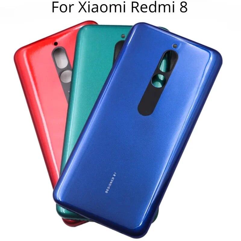 Для Xiaomi Redmi 8 пластиковая панель задняя крышка аккумулятора для Xiaomi Redmi8 задняя дверь корпус задняя крышка без замены NFC