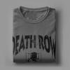 Футболка Death Row Records для мужчин Модная футболка 100% хлопок Круглый вырез Короткий рукав Новое поступление Одежда