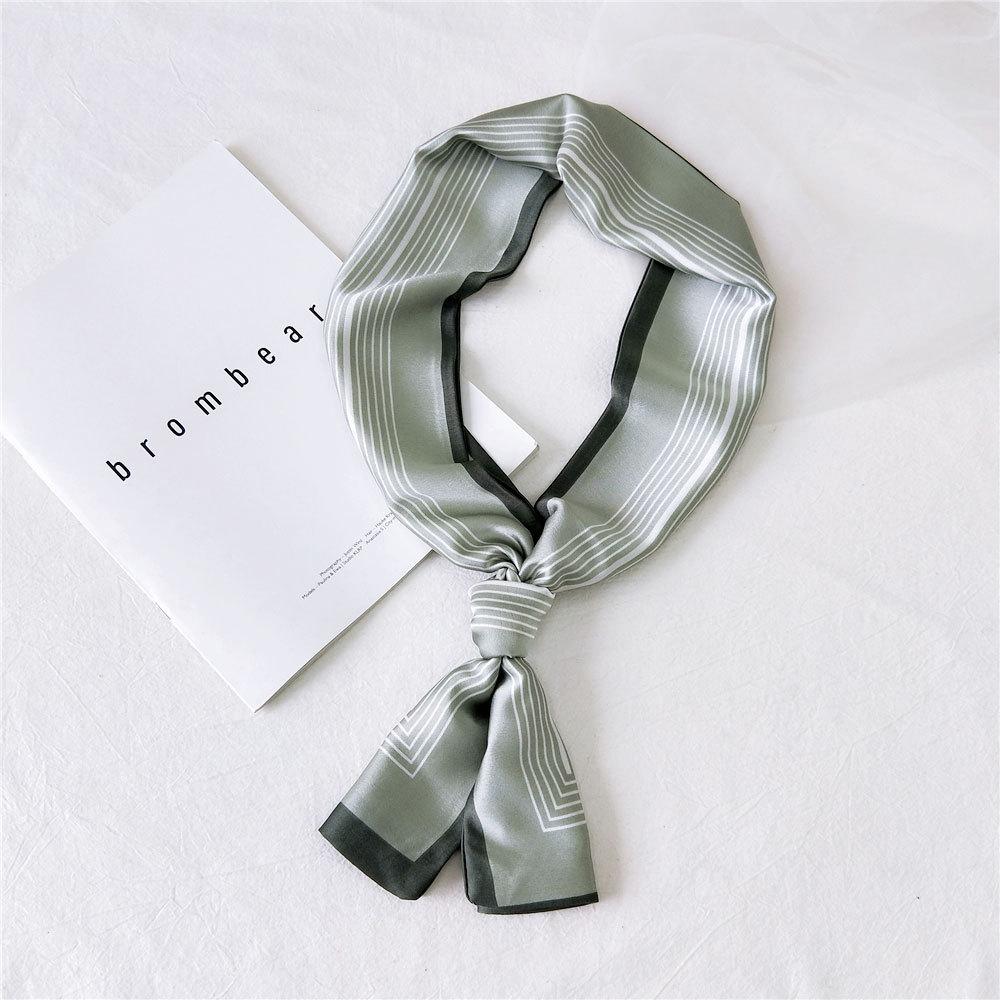 New Scarves Silk Scarves Women'S Spring And Autumn Season Long Decorative Professional Scarves Summer Thin Styles Paired With Shirts Stylish