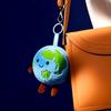 Cartoon Soft Earth Plush Pendant Keyring With Short Plush Material For Daily Use