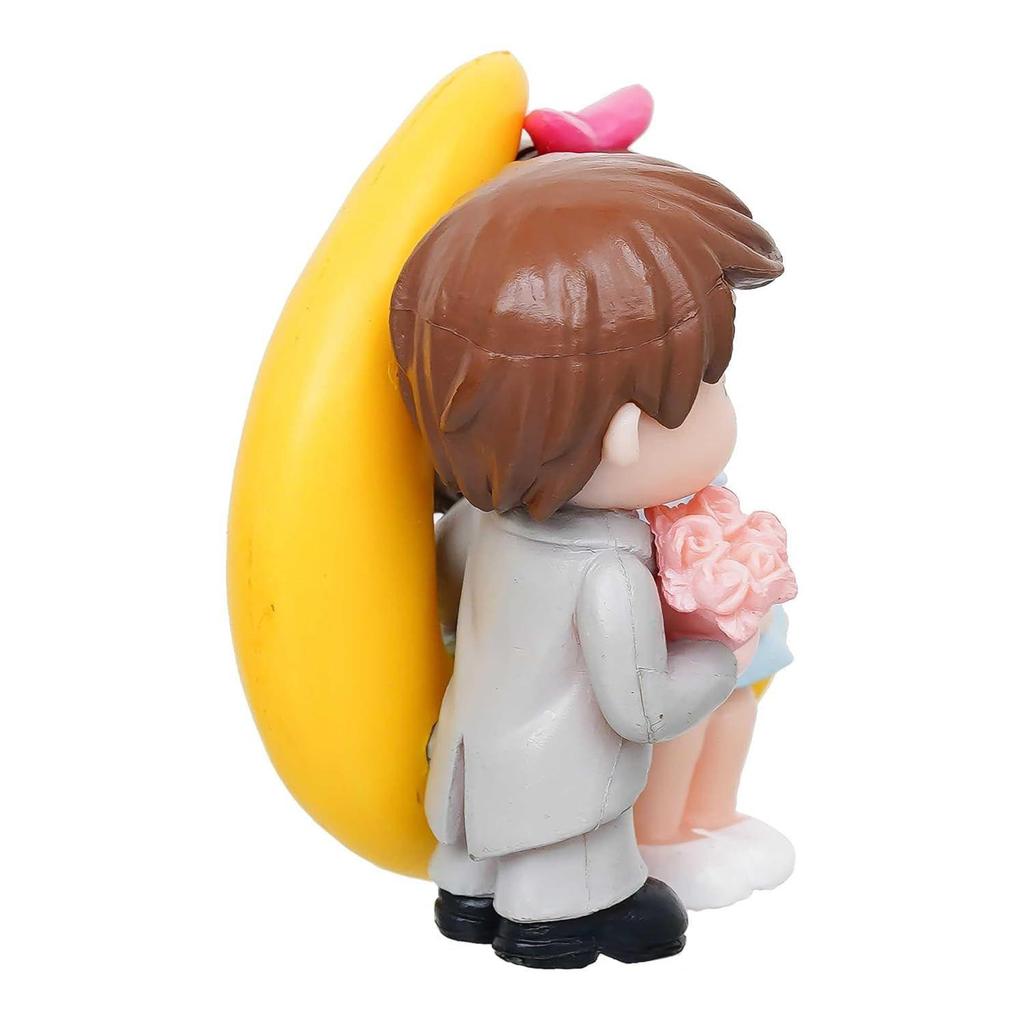 Valentine Gift for Girlfriend Boyfriend Romantic Love Moon Couple Showpiece Valentine Day Gift