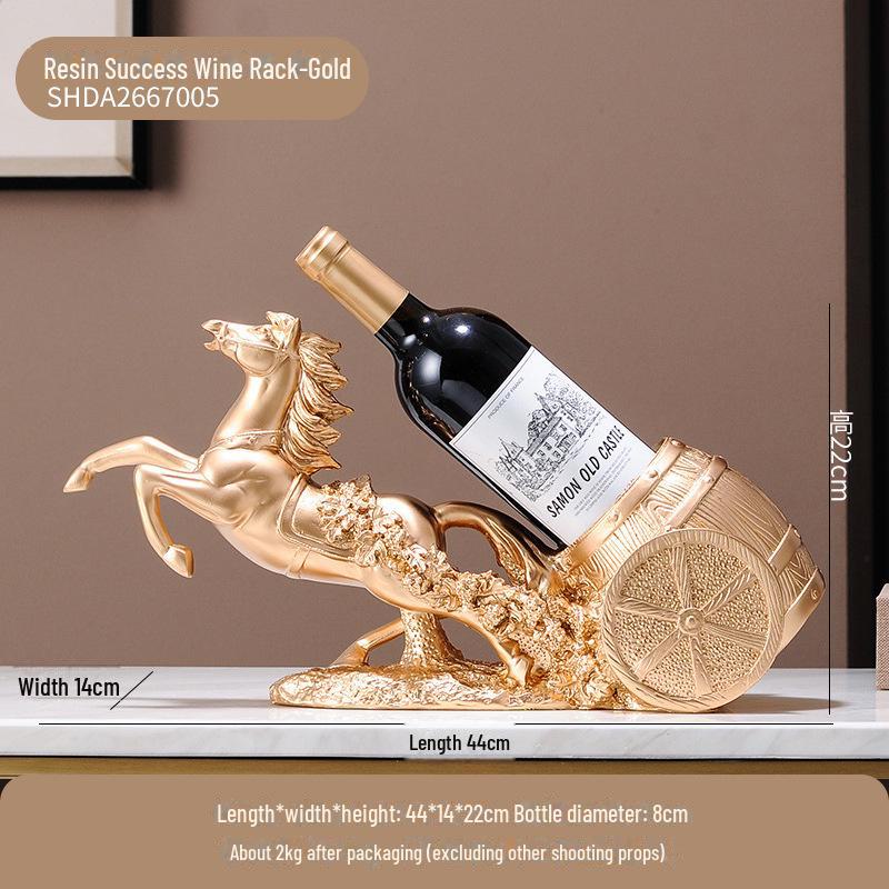 Elegant European Wine Rack: Luxurious Décor for Living Room, Ideal High-End Housewarming Gift with Free Shipping