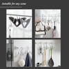 1/2PCS 360° Rotating Hanger Hooks Space Saving Wardrobe Organizer Clothes Rack Bag Shoes Scarf Hanger Closet Hanging Holder