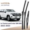 Для Toyota Land Cruiser 300 J300 - Передние и задние щетки стеклоочистителя Щетки для лобового стекла 24"+22"+12"