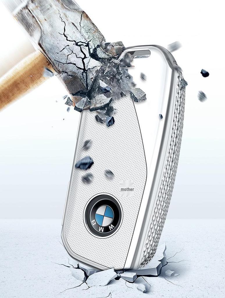 Чехол для ключа BMW: Совместимо с X1, Новой 5 серии, 7 серии, X2, X5/X6/X7, i7/i5, ix1