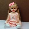 22 дюймов виниловые куклы для новорожденных девочек, реалистичные куклы Reborn, милые куклы для новорожденных, игрушки для девочек, подарок