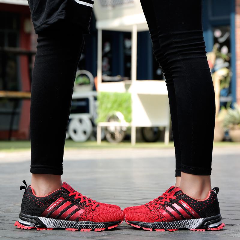 35-48 мужские/женские кроссовки большого размера, сверхлегкие дышащие кроссовки Flyknit, дешевые кроссовки с просветом