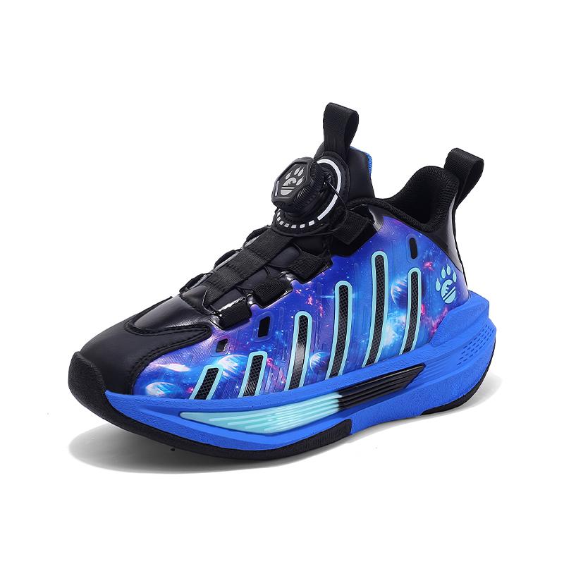 Children's Shoes Casual Shoes Parent-Child Shoes Trend Shoes Children's Trend All-Match Casual Fashion Rotating Button Shoes Basketball shoes