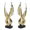 Abstract Wing Sculpture Modern Innovative Light Luxury Resin Abstract Wing Statue for Home Living