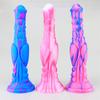 Eggless Horse Cock Liquid Silicone Animal Penis Thick and Long Color Simulation Fake Penis Anal Plug Fun Masturbation Device