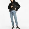 Puma Искусственный мех однотонный теплый капюшон куртка женская куртка черный 533127-01