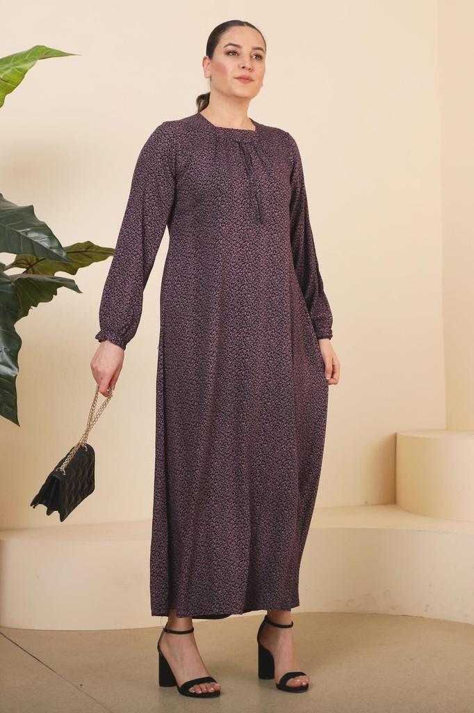 Женское платье большого размера, длинное повседневное платье для мам с хрустящим узором больших размеров