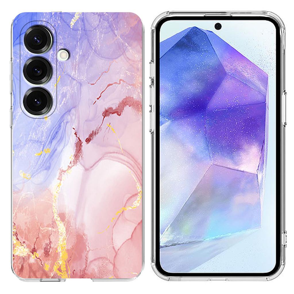 For Samsung Galaxy A55 5G Case Marble Pattern Printing Soft TPU Phone Cover