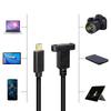 Кабель-удлинитель SinLoon USB Male to Female для передачи данных с винтовым креплением на панель 30 см, разъемы Type-C 3.1,