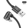 Подходит для кабеля передачи данных Type-C Bend для портативных игровых устройств, оплетенного кабеля USB-C для зарядки, U-образного нейлонового оплетения
