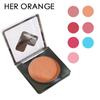 HER ORANGE Strolling Sea of Hearts Single Color Blush Cream Gradient Palette Swell Color Shrink Color Female Blush