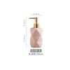 European Irregular Ceramic Lotion Bottle Bathroom Accessories Gold Press Head Hand Sanitizer Portable Dispensing Soap Dispenser