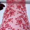 (3 Colors) 1 Meter Embroidery Net Lace, Floral Embroidery Mesh Lace Fabric for Dress, Lingerie, Bra, Underwear, Garment, DIY Sewing