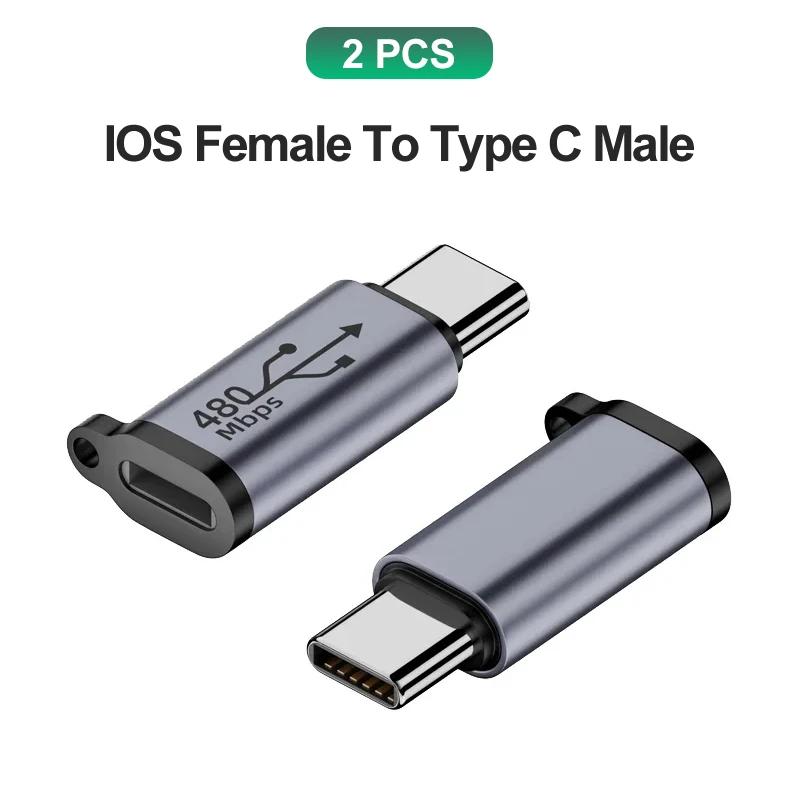 USB C Adapter Type C To Micro To Mini USB Female Converters For iPhone 14 13 Xiaomi Samsung For Lightning Male Charger Adapter