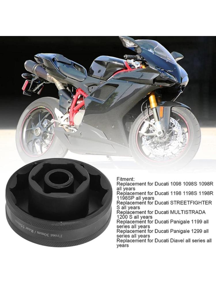 Модернизированный инструмент для установки колесных гаек 55 мм + 30 мм, удобный и надежный инструмент для ремонта мотоциклов 1098 1198 1199S, прочный